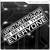 wristmetar is better than everyone sticker